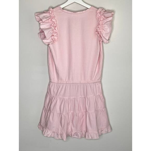 Sundays by Anthropologie Heller Flutter Sleeve Mini Dress Soft Pink Womens Small - Picture 6 of 8